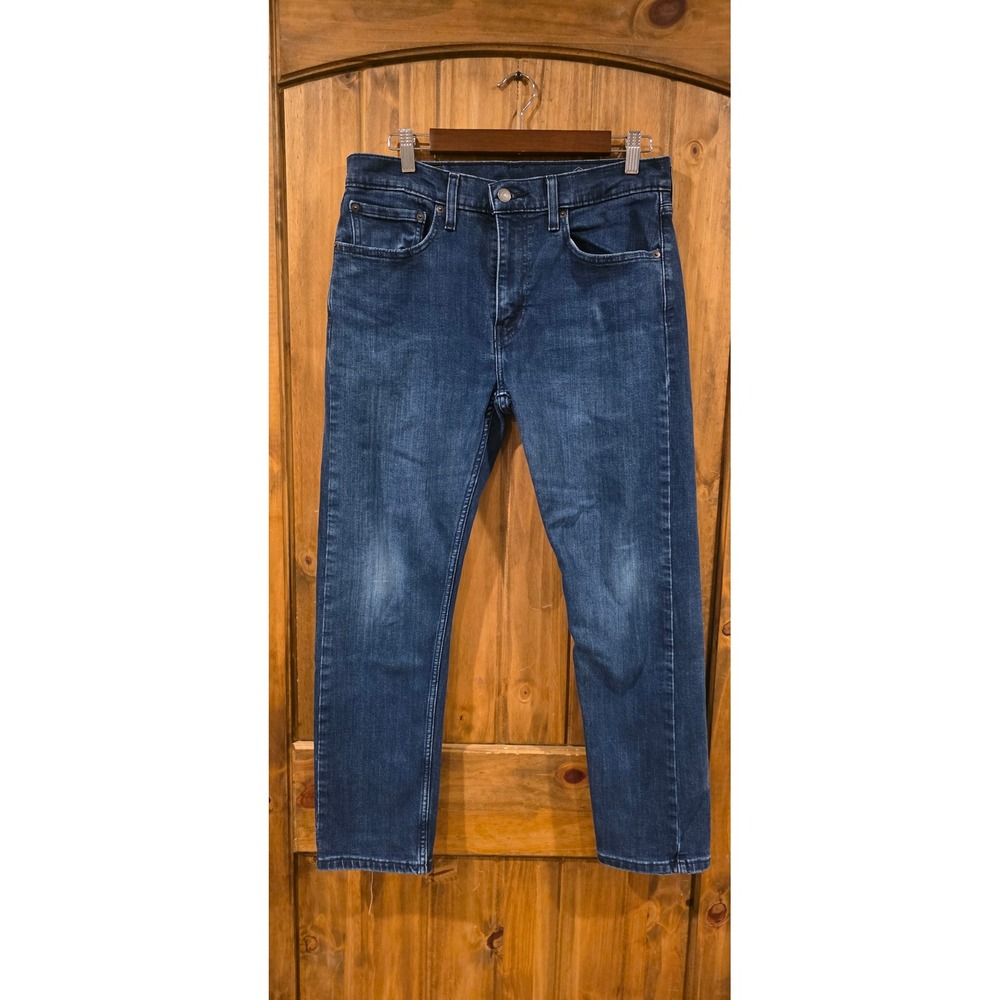 Levi's 502 Taper Jeans Mens 32x29 Blue Excellent All Seasons Tech Denim
